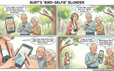 The “Bird-Selfie” Blunder: A Grandparent’s Guide to Flipping the Camera