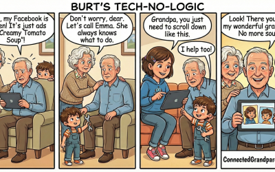Burt’s Tech-No-Logic: Bridging the Digital Divide with Humor